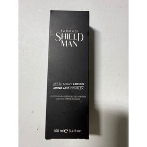Farmasi Shield Man After Shave Lotion Amino Acid Complex 100ml 3.4 fl oz New Box